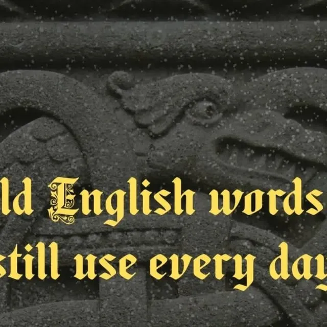 English words from Old English still used every day : collaborator carousel