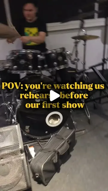 Rehearsal before the first show : band POV reel
