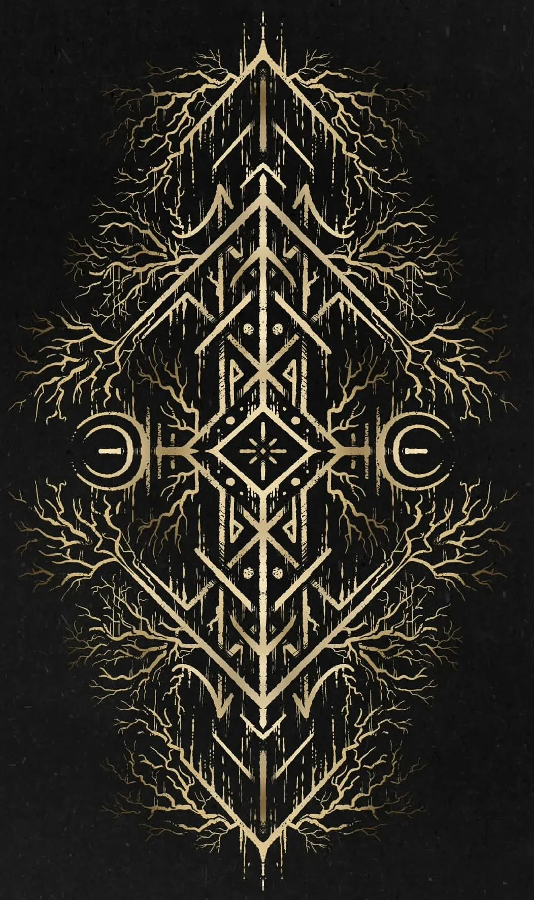 Placeholder for Aþas bindrune embroidered patch